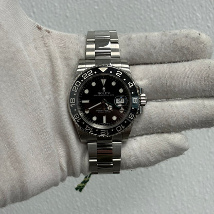 Rolex GMT-Master II 40mm Black Dial Watch Ref# 116710 - Happy Jewelers Fine Jewelry Lifetime Warranty