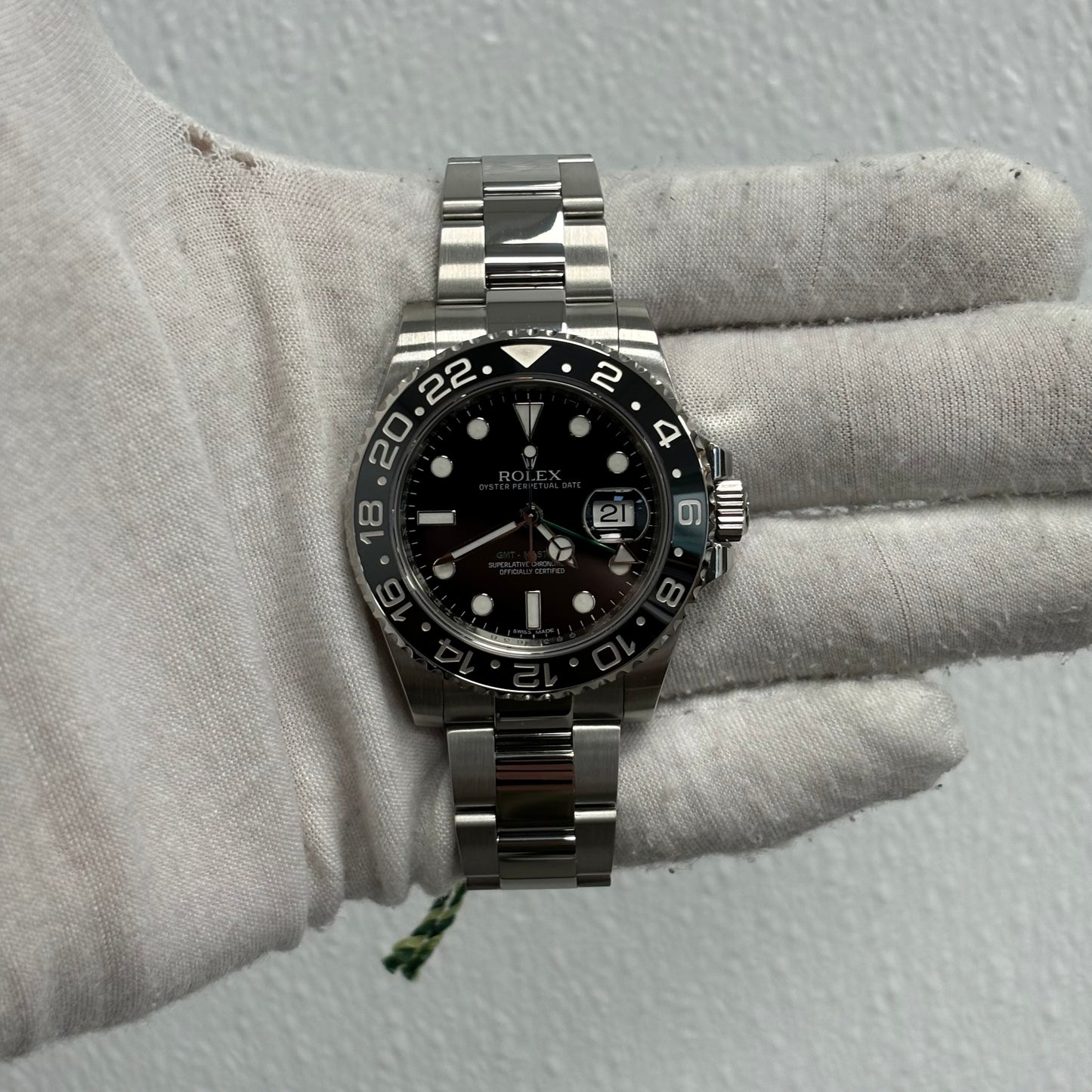 Rolex GMT-Master II 40mm Black Dial Watch Ref# 116710