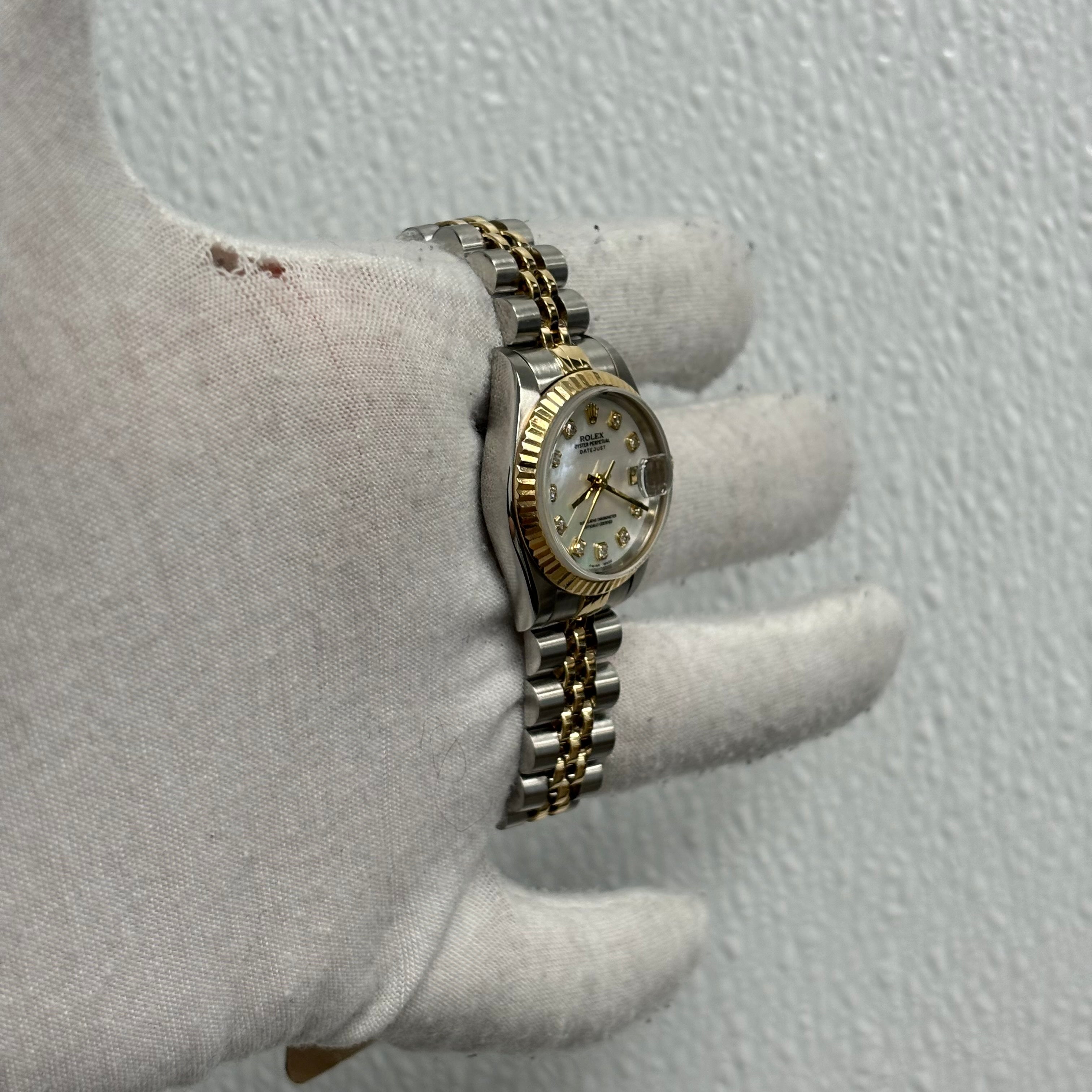 Rolex Datejust 26mm MOP Watch Dial Ref# 69173 – Happy Jewelers