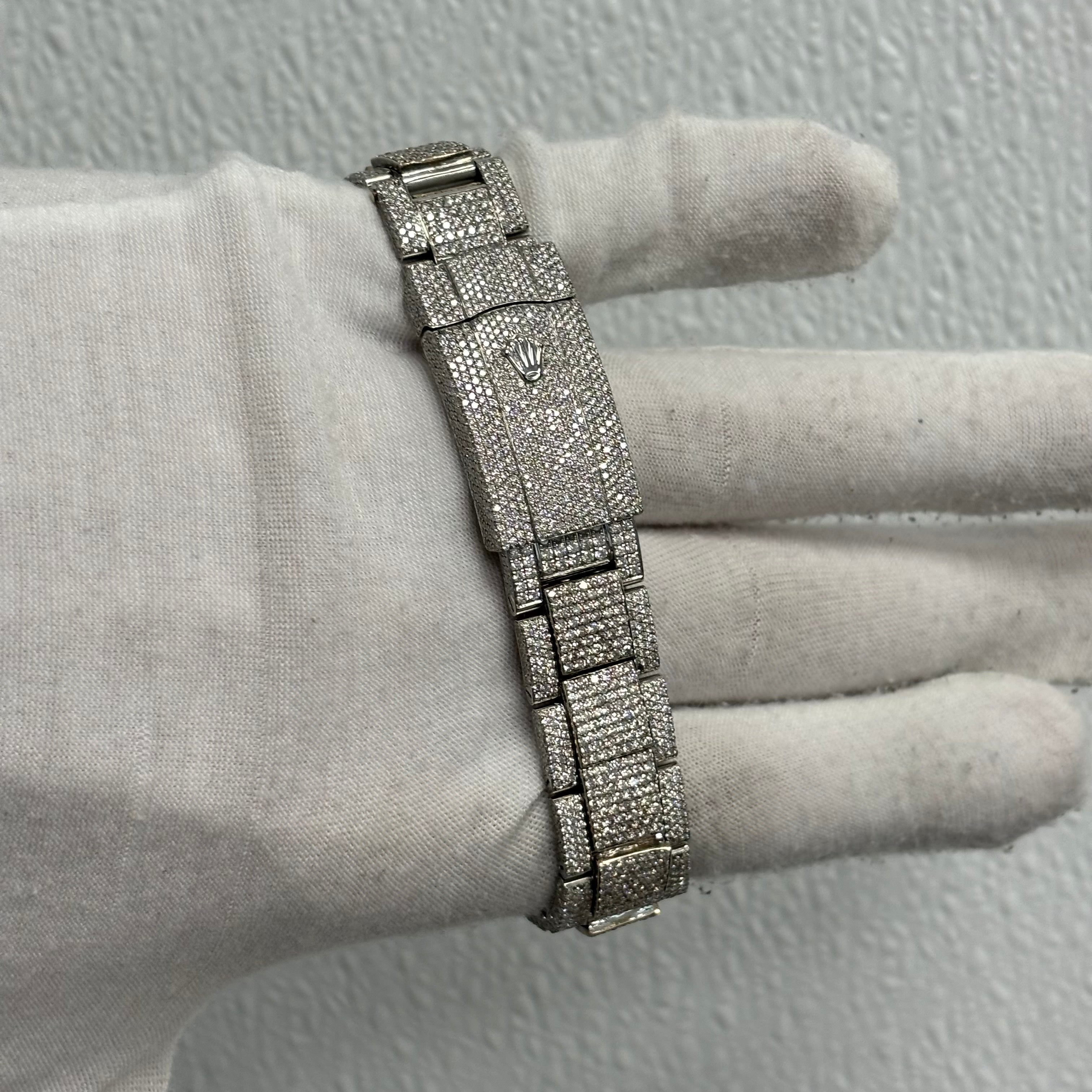 Rolex Datejust 41mm Pave Dial Watch Ref# 116334 - Happy Jewelers Fine Jewelry Lifetime Warranty