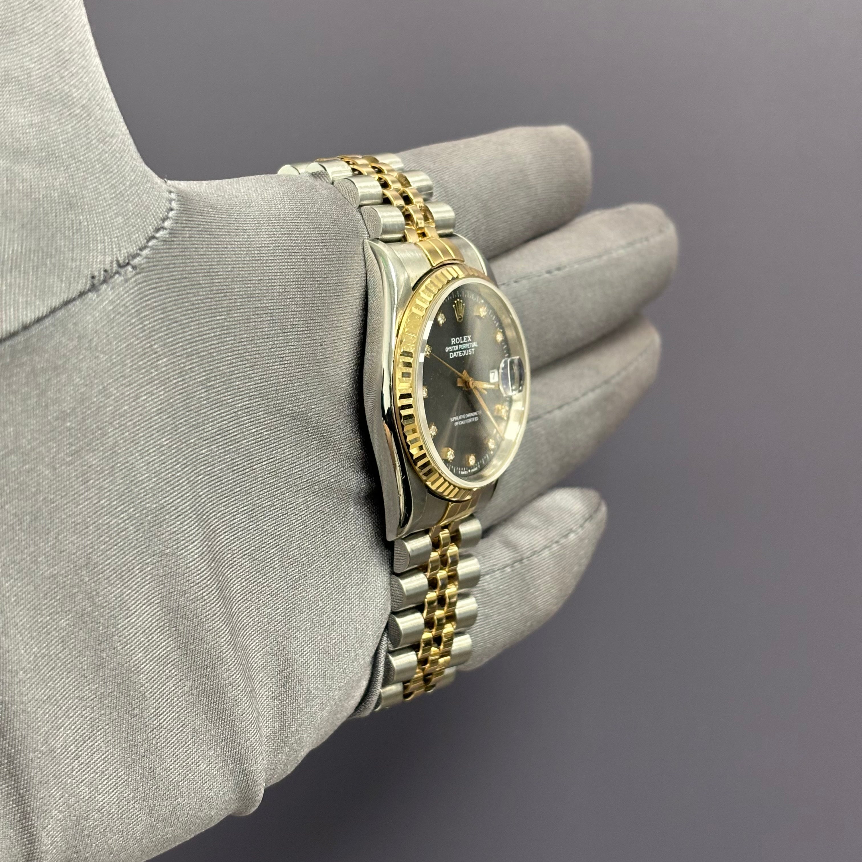 Rolex Datejust 36mm Rhodium Dial Ref# 16233 - Happy Jewelers Fine Jewelry Lifetime Warranty