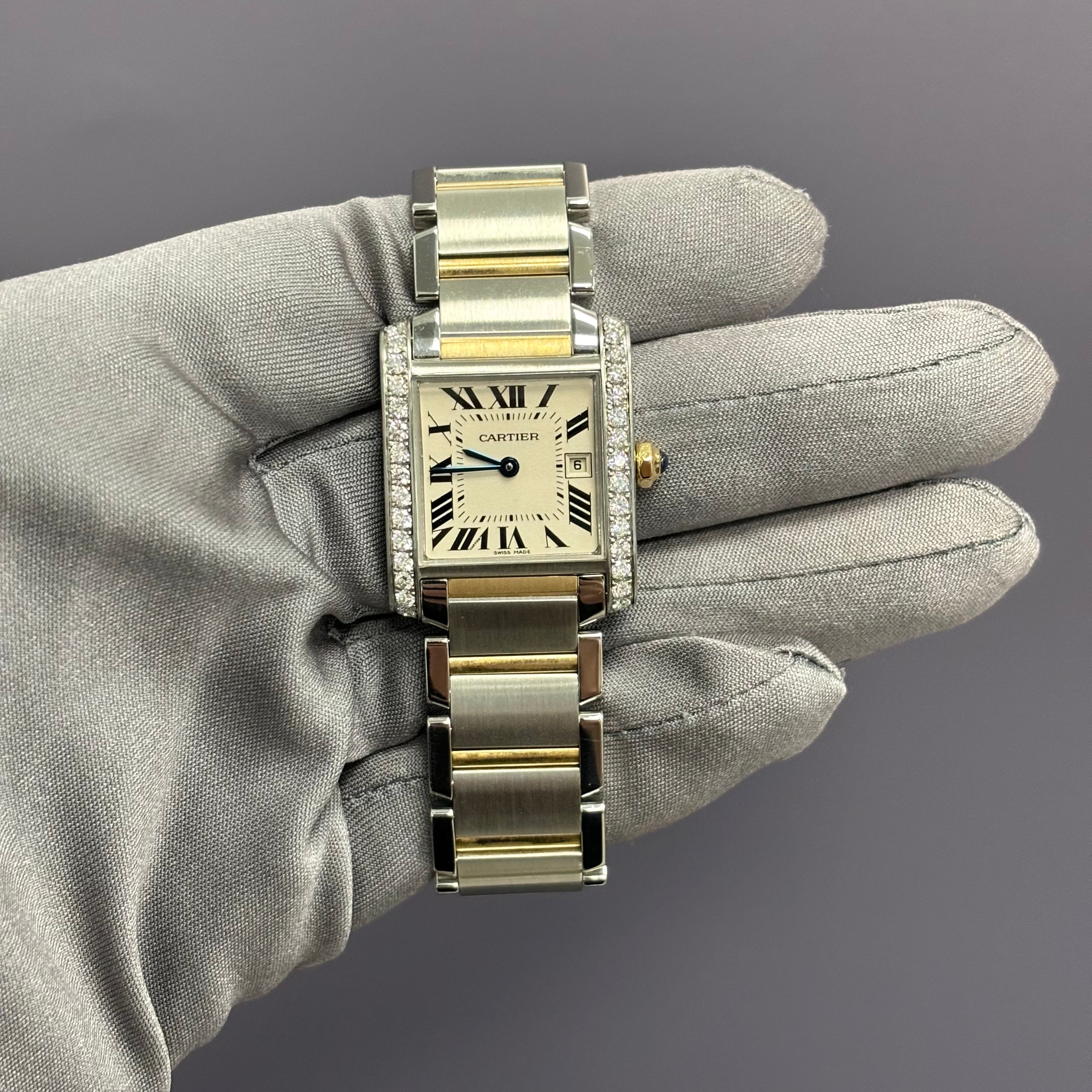 Cartier Tank 25mm White Dial Watch Ref# W51012Q4 - Happy Jewelers Fine Jewelry Lifetime Warranty