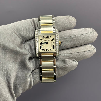 Cartier Tank 25mm White Dial Watch Ref# W51012Q4 - Happy Jewelers Fine Jewelry Lifetime Warranty