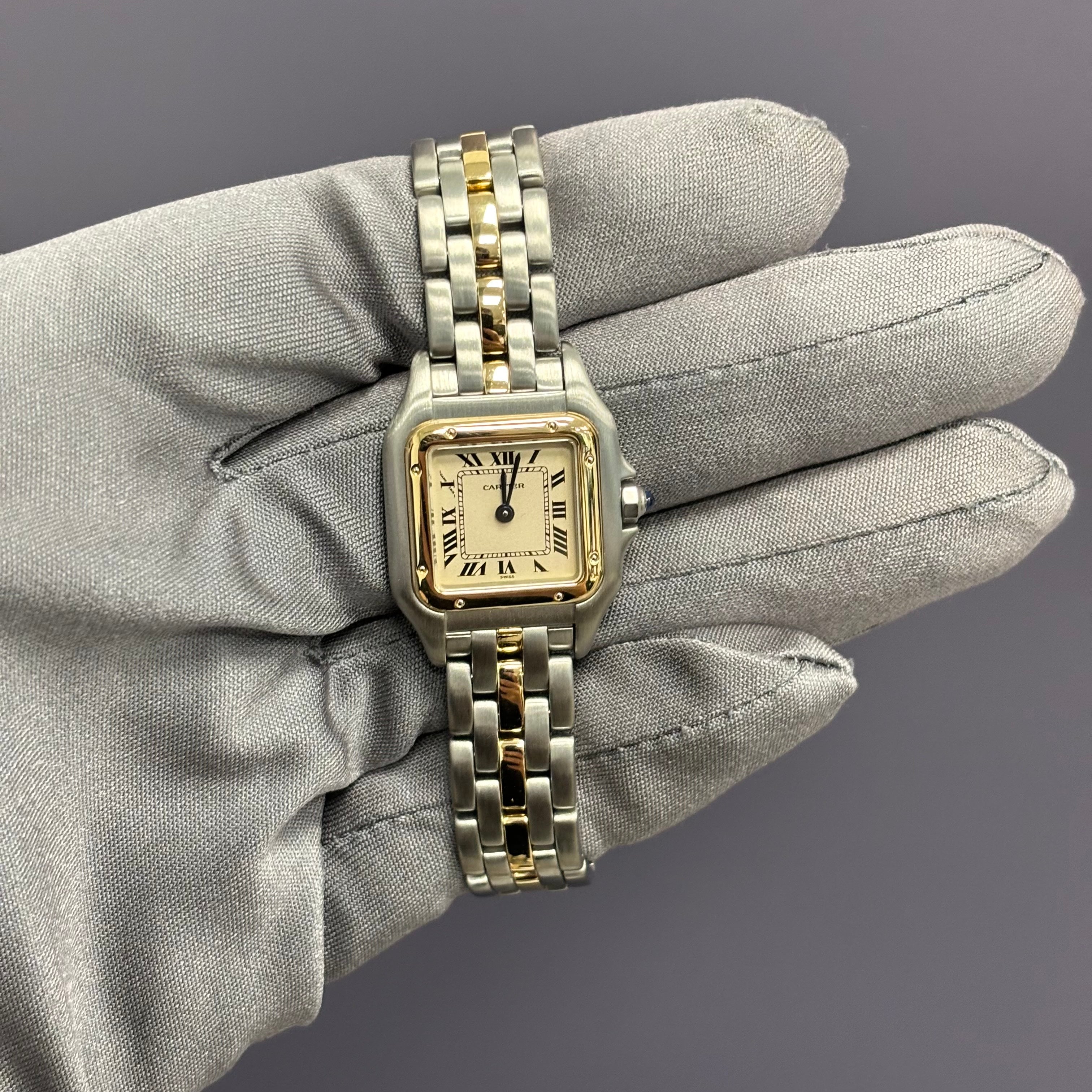 Cartier Panthere 23mm Ivory Dial Watch Ref# 143920 - Happy Jewelers Fine Jewelry Lifetime Warranty