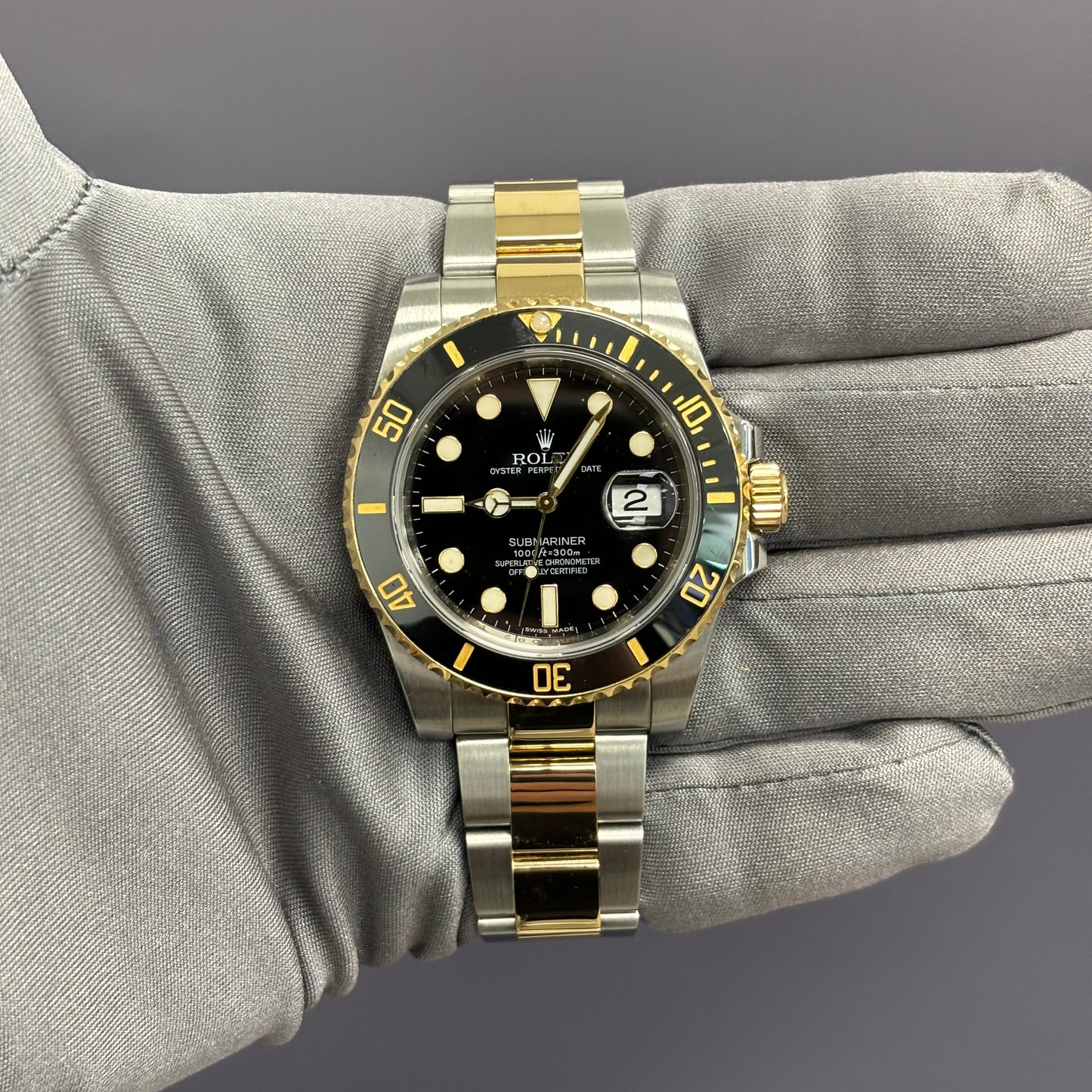 Rolex Submariner 40mm Black Dial Ref# 116613LN