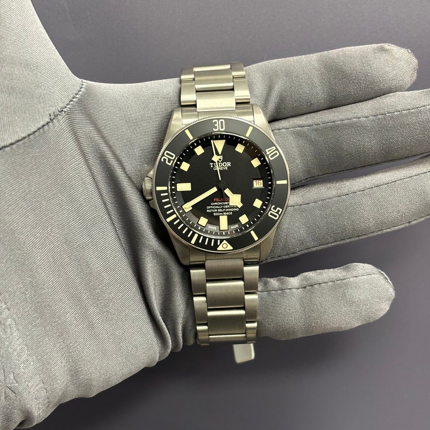 Tudor Pelagos LHD 42mm Black Dial Watch Ref# 25610TNL