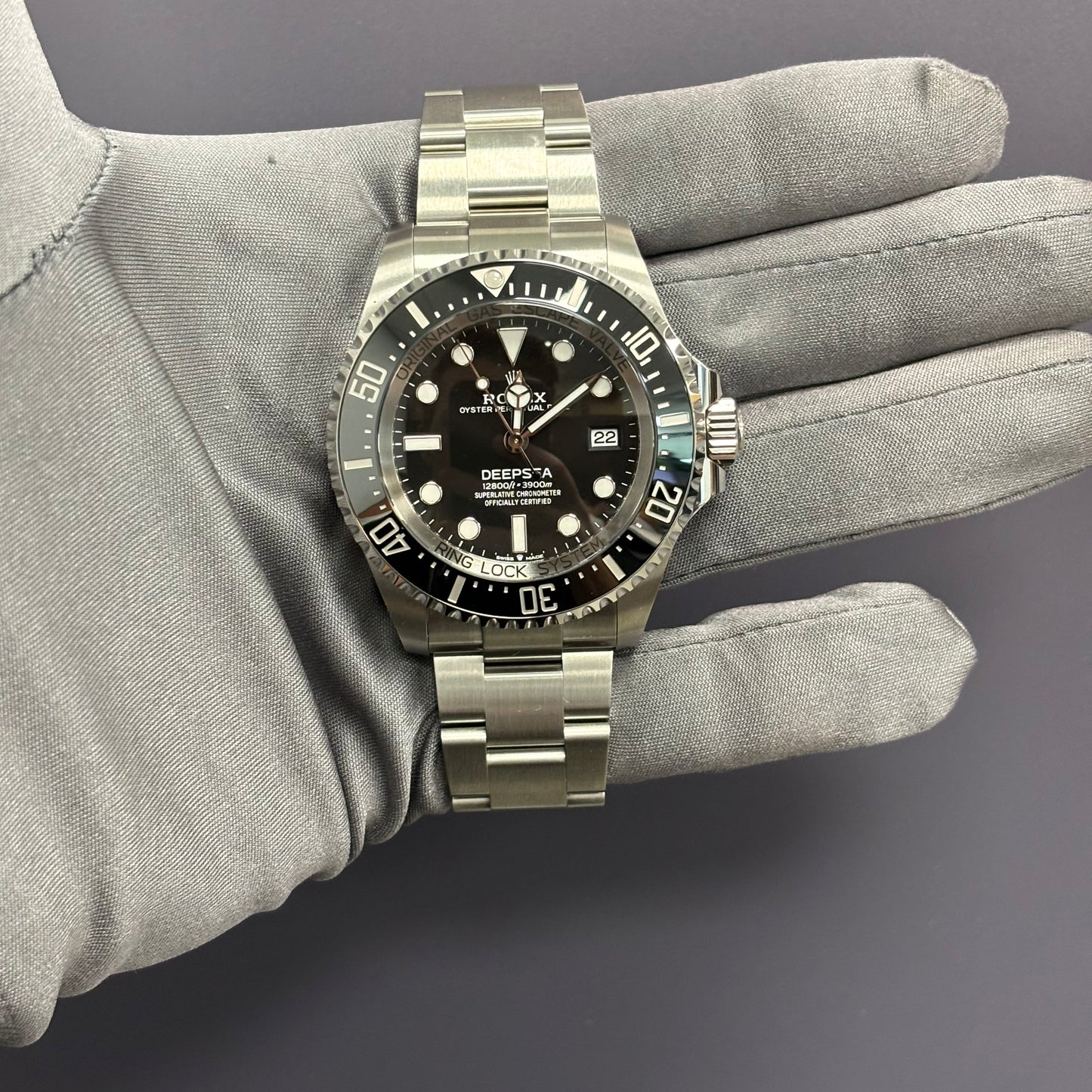 Rolex Sea-Dweller 44mm Black/Blue Dial Watch Ref# 136660