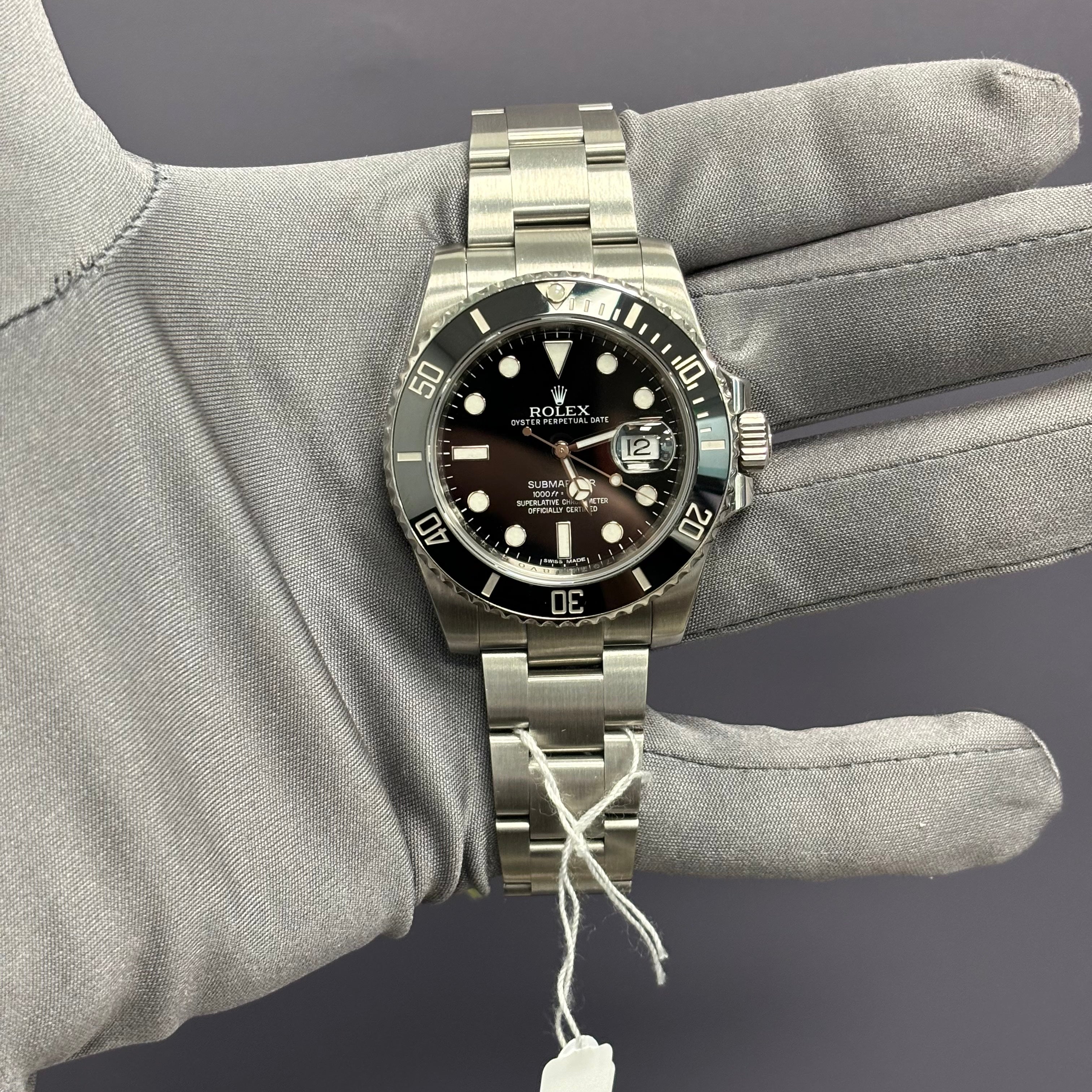 Rolex Submariner 40mm Black Dial Watch Ref# 116610 - Happy Jewelers Fine Jewelry Lifetime Warranty