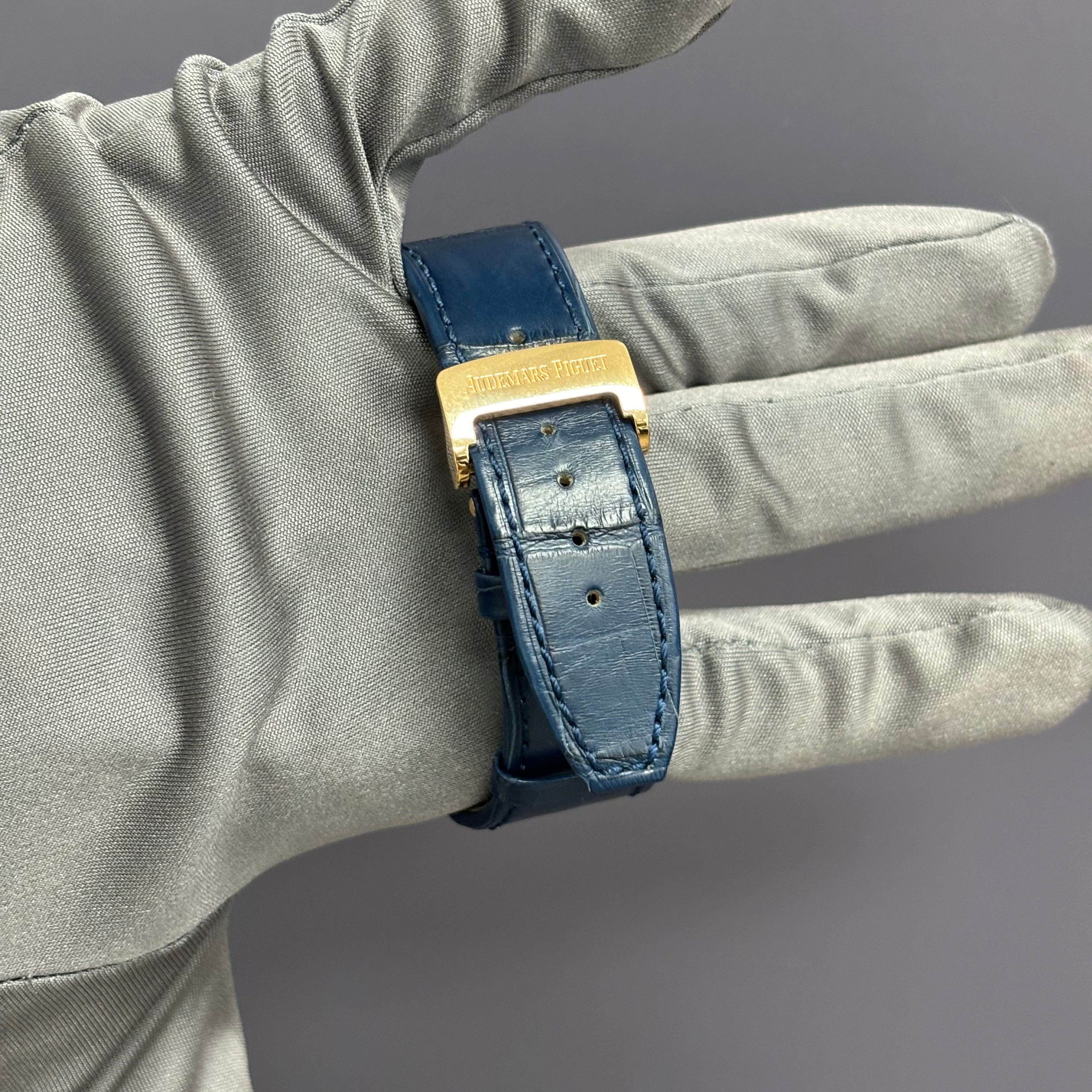 Audemars Piguet Royal Oak 41mm Blue Dial Watch Ref# 26331OR.OO.D315CR.01 - Happy Jewelers Fine Jewelry Lifetime Warranty