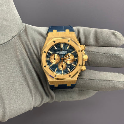 Audemars Piguet Royal Oak 41mm Blue Dial Watch Ref# 26331OR.OO.D315CR.01 - Happy Jewelers Fine Jewelry Lifetime Warranty