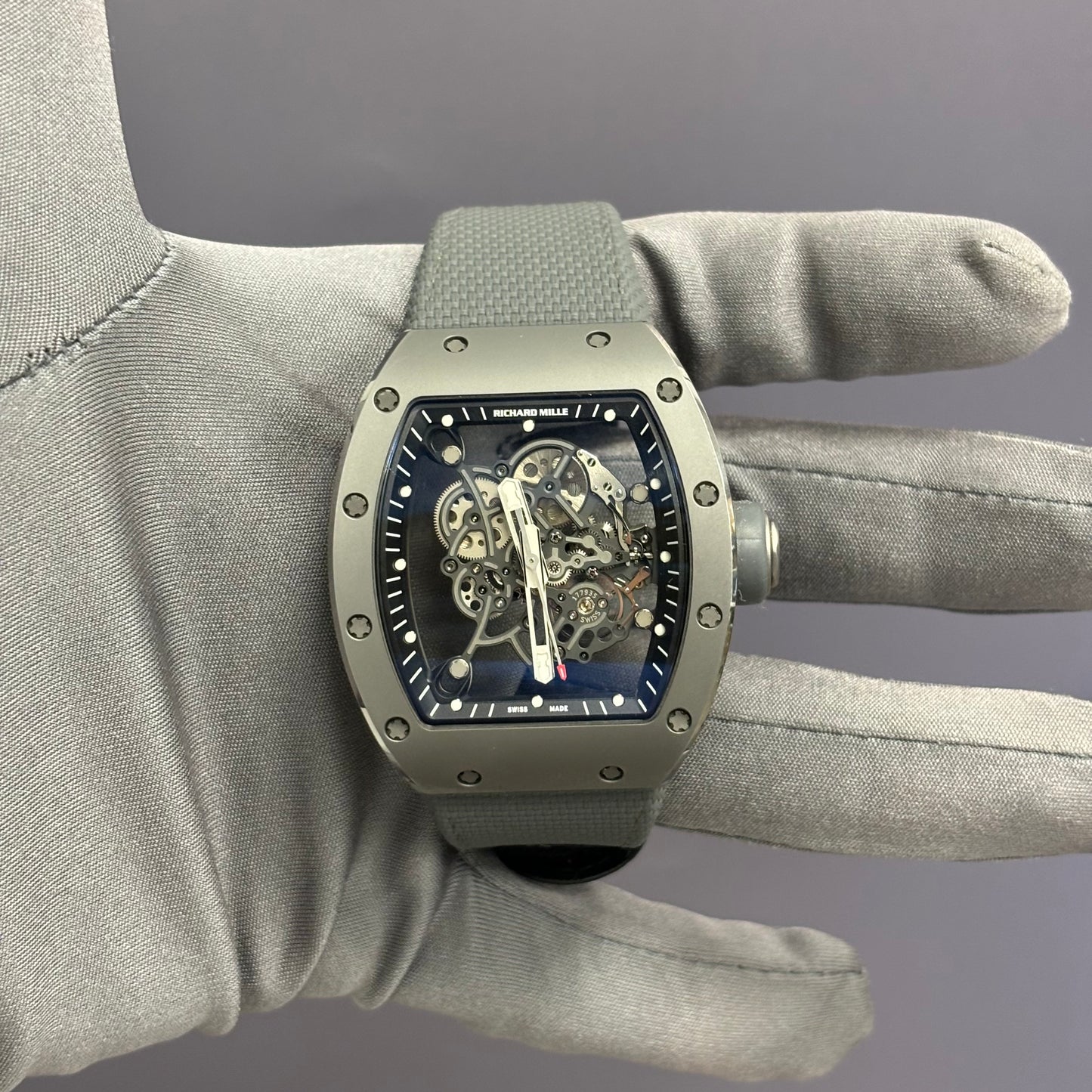 Richard Mille RM055 40mm Skeleton Dial Watch Ref# RM055