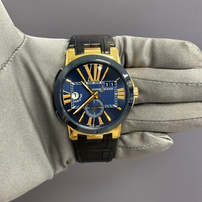 Ulysse Nardin Executive 43mm Blue Dial Ref# 246-00 - Happy Jewelers Fine Jewelry Lifetime Warranty