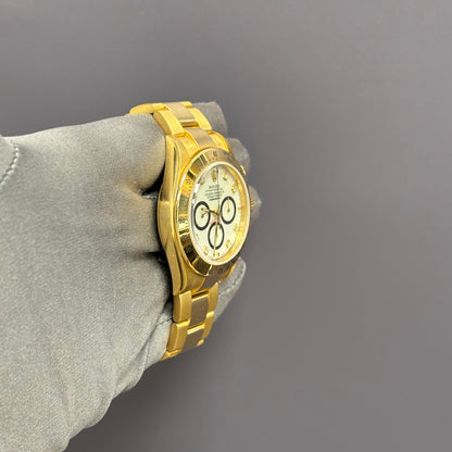 Rolex Daytona 40mm MOP Dial Watch Ref# 16528 - Happy Jewelers Fine Jewelry Lifetime Warranty