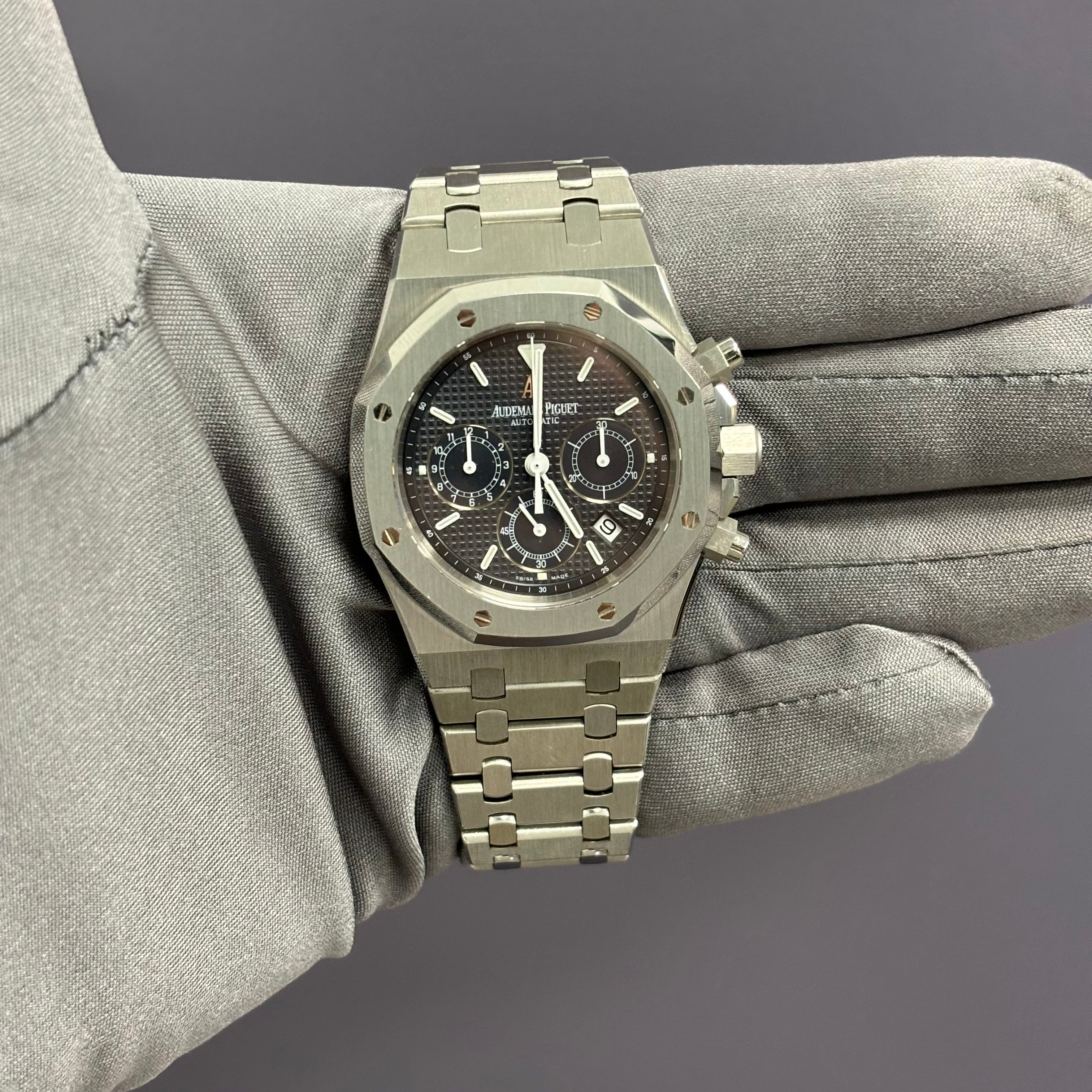 Audemars Piguet Royal Oak 39mm Blue Dial Watch Ref# 25860ST.OO.1110ST.01 - Happy Jewelers Fine Jewelry Lifetime Warranty