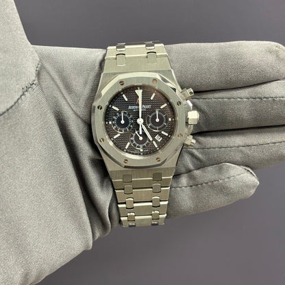 Audemars Piguet Royal Oak 39mm Blue Dial Watch Ref# 25860ST.OO.1110ST.01 - Happy Jewelers Fine Jewelry Lifetime Warranty