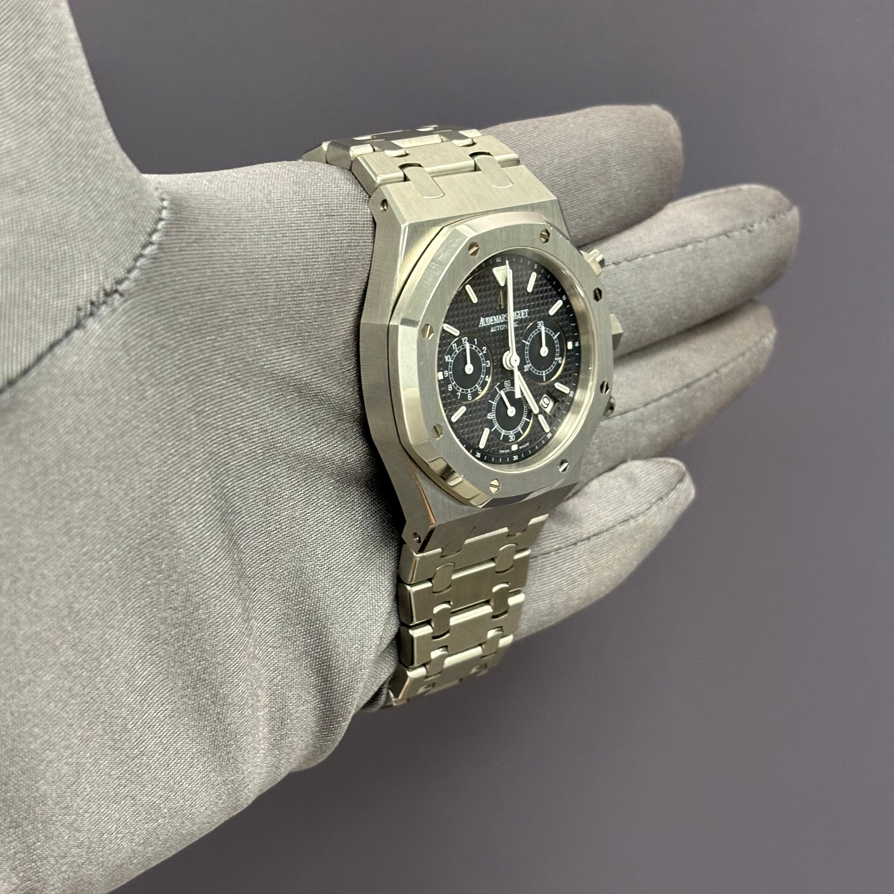 Audemars Piguet Royal Oak 39mm Blue Dial Watch Ref# 25860ST.OO.1110ST.01 - Happy Jewelers Fine Jewelry Lifetime Warranty