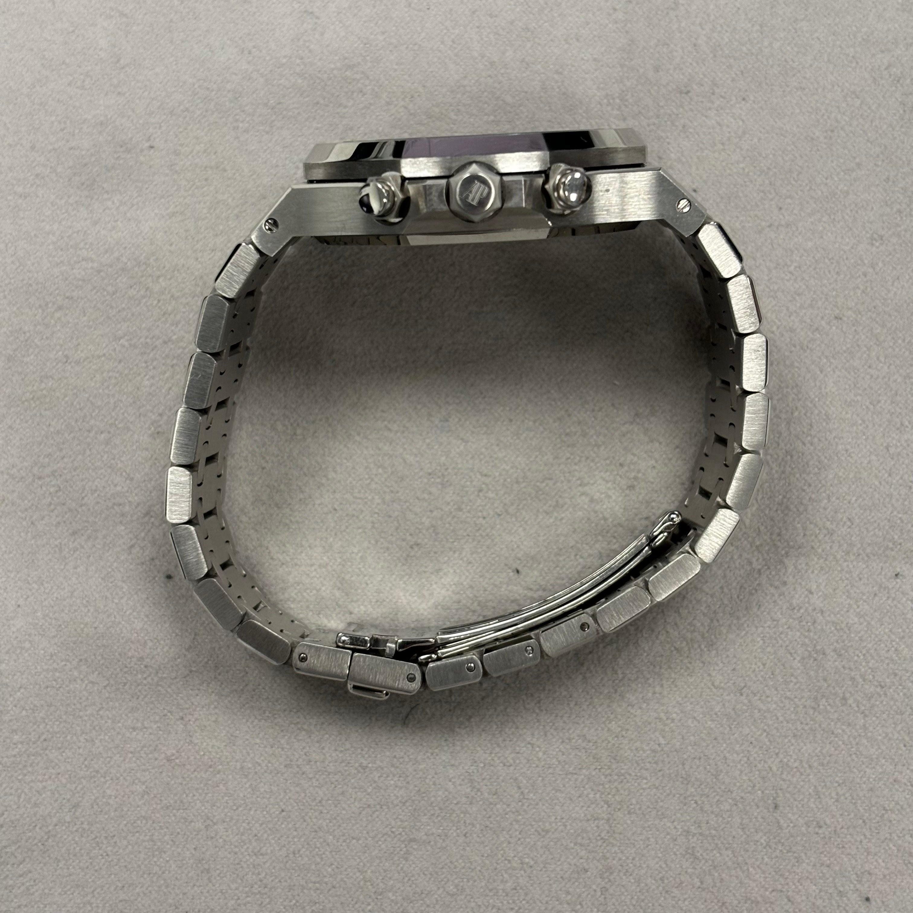 Audemars Piguet Royal Oak 39mm Blue Dial Watch Ref# 25860ST.OO.1110ST.01 - Happy Jewelers Fine Jewelry Lifetime Warranty