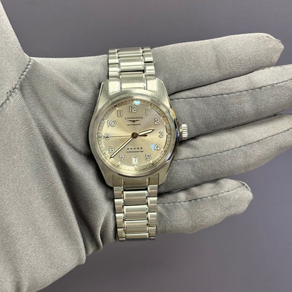 Longines Spirit 37mm Silver Dial Watch Ref# L3.410.4.63.6 - Happy Jewelers Fine Jewelry Lifetime Warranty