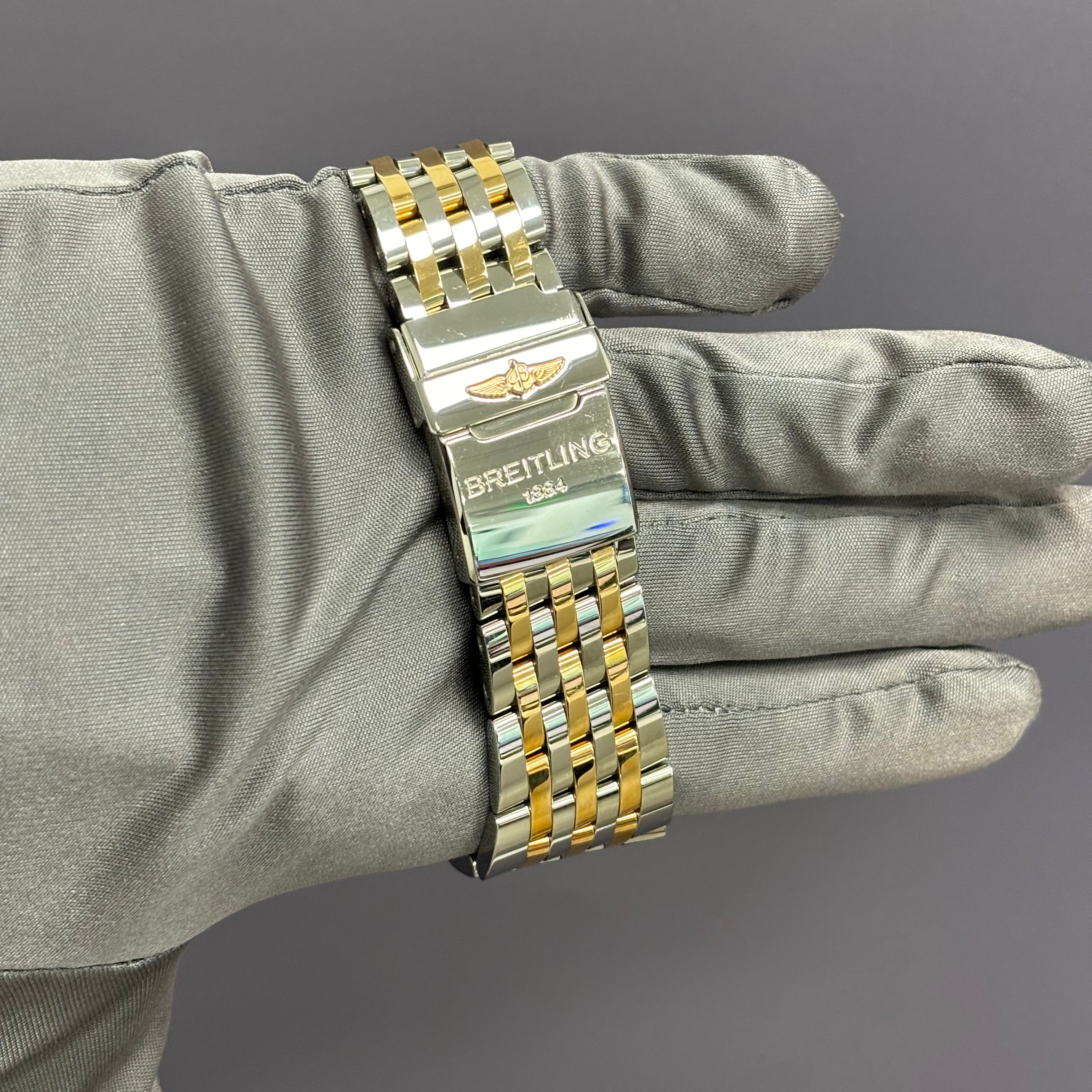 Breitling Montbrillant 47mm Brown Dial Watch Ref# C23340 - Happy Jewelers Fine Jewelry Lifetime Warranty