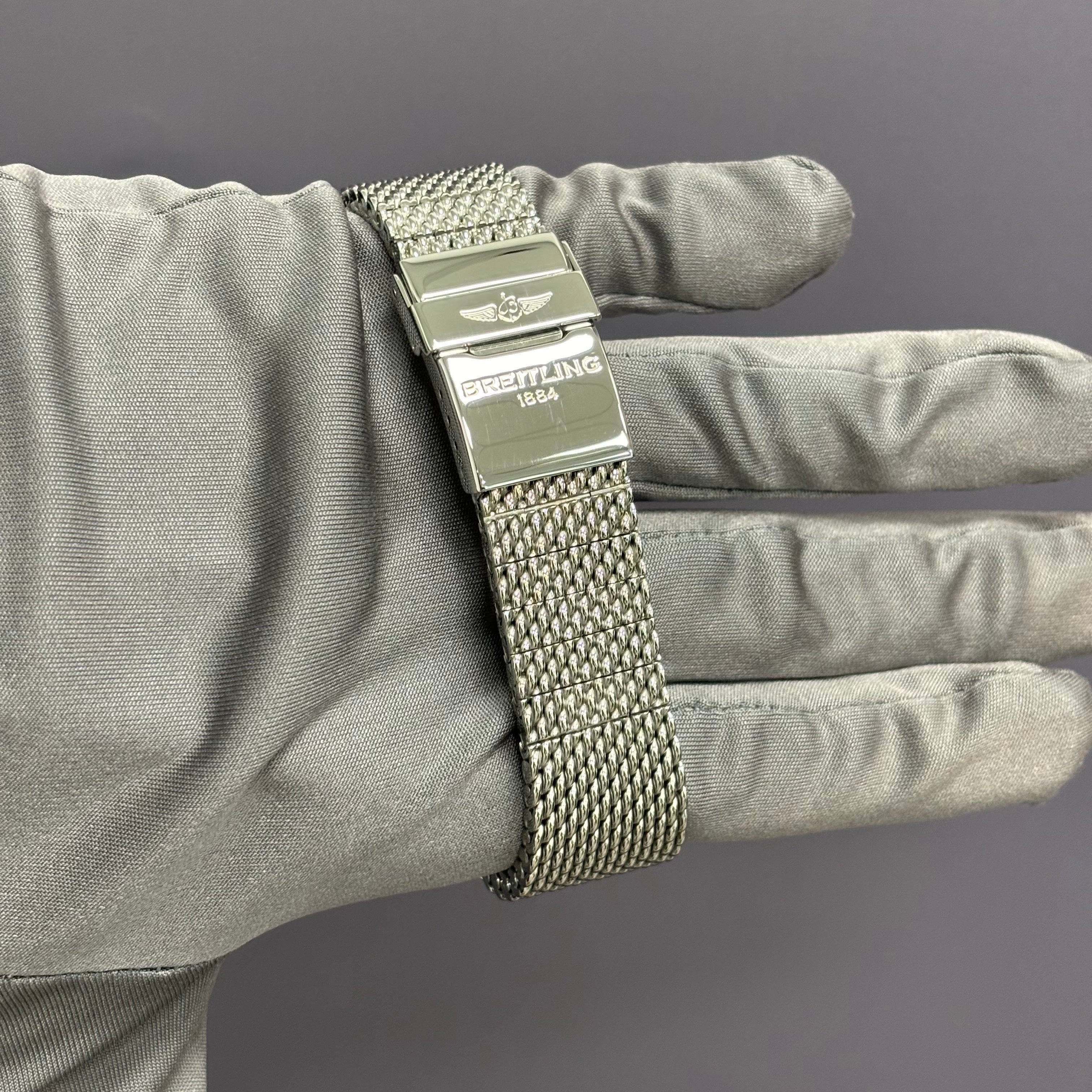 Breitling Transocean 43mm Black Dial Watch Ref# AB0152 - Happy Jewelers Fine Jewelry Lifetime Warranty