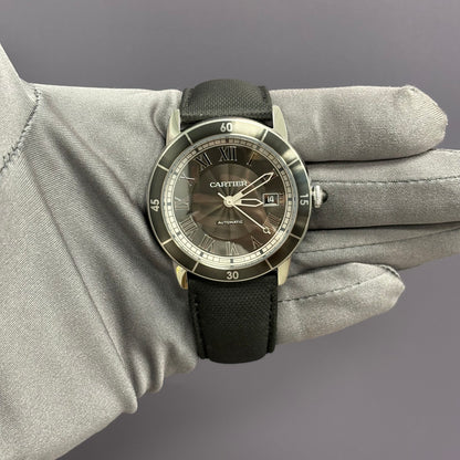 Cartier Ronde 42mm Grey Dial Watch Ref# WSRN0003 - Happy Jewelers Fine Jewelry Lifetime Warranty