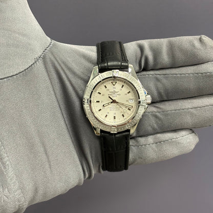 Breitling Colt 37.5mm White Dial Watch Ref# A17350 - Happy Jewelers Fine Jewelry Lifetime Warranty