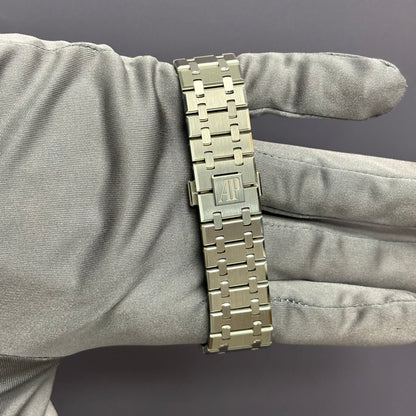 Audemars Piguet Royal Oak 41mm Grey Dial Watch Ref# 15510ST.OO.1320ST.10 - Happy Jewelers Fine Jewelry Lifetime Warranty