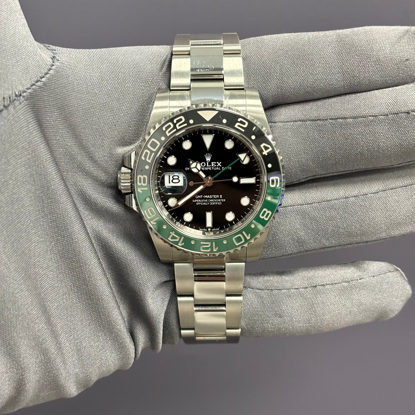 Rolex GMT-Master II 40mm Black Dial Watch Ref# 126720VTNR