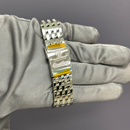 Breitling Chrono-Matic 44mm White Dial Watch Ref# A41360 - Happy Jewelers Fine Jewelry Lifetime Warranty