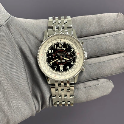 Breitling Navitimer 42mm Black Dial Watch Ref# A35330 - Happy Jewelers Fine Jewelry Lifetime Warranty