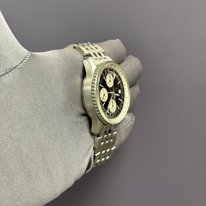 Breitling Navitimer 41mm Black Dial Watch Ref# A13330 - Happy Jewelers Fine Jewelry Lifetime Warranty