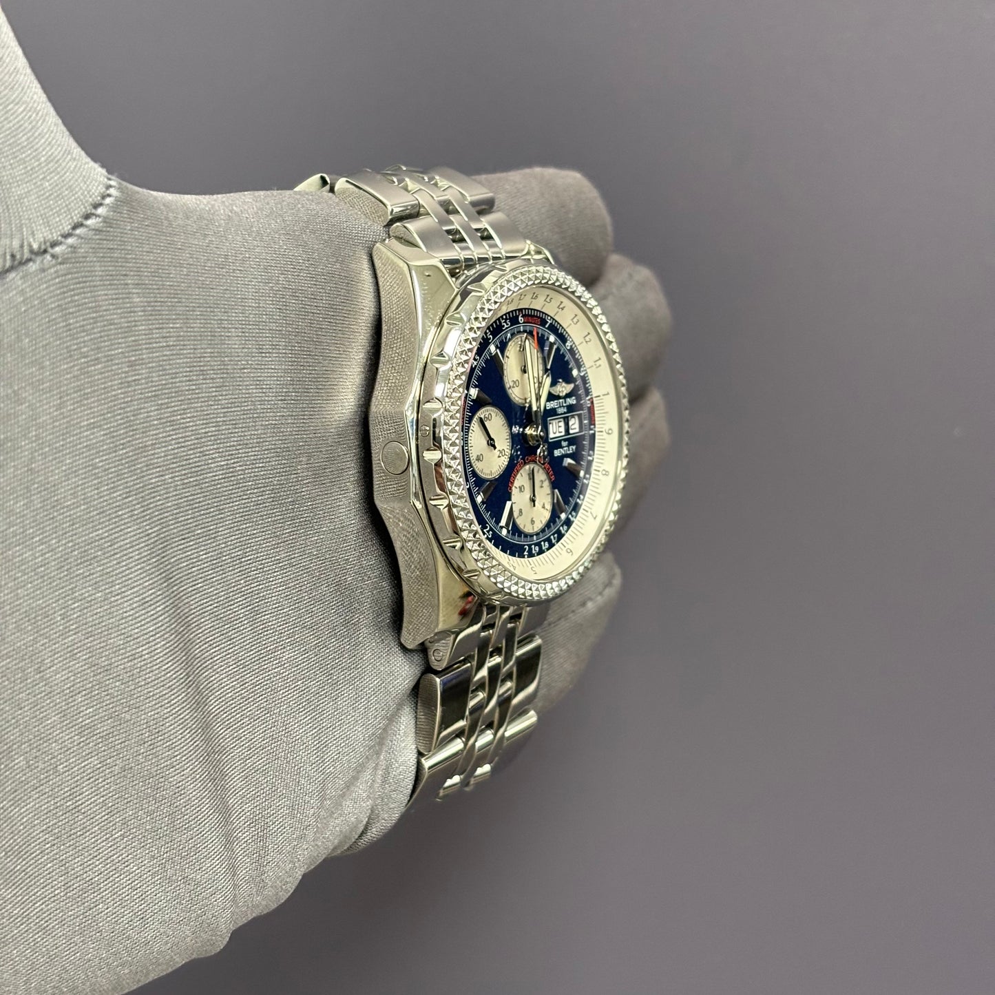 Breitling Bentley 43mm Blue Dial Watch Ref# A13362