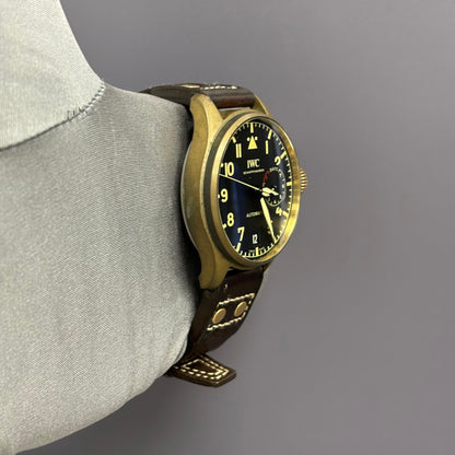 IWC Big Pilot 46.2mm Black Dial Watch Ref# IW501005 - Happy Jewelers Fine Jewelry Lifetime Warranty