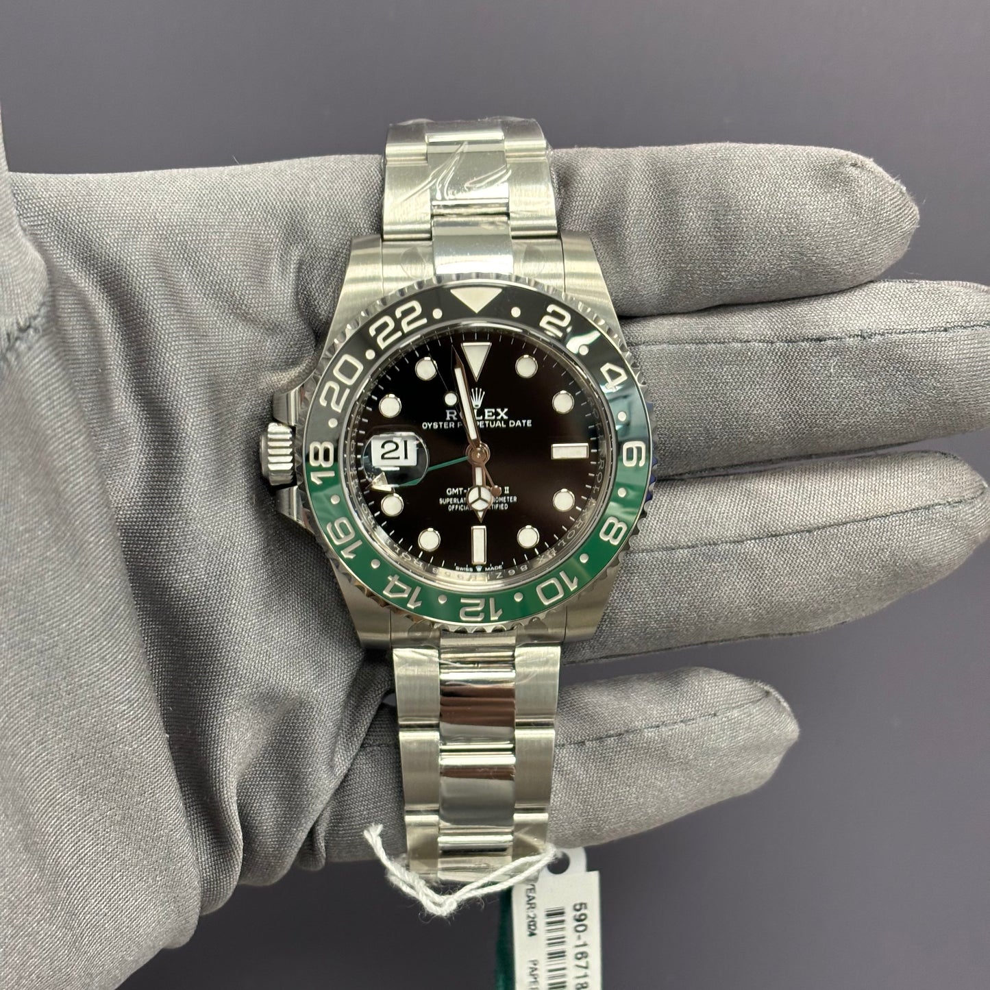 Rolex GMT-Master II 40mm Black Dial Watch Ref# 126720VTNR