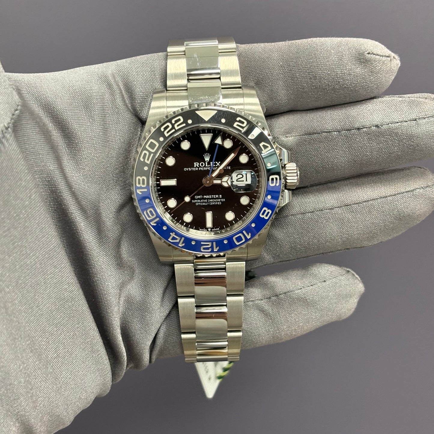 Rolex GMT-Master II 40mm Black Dial Watch Ref# 126710BLNR