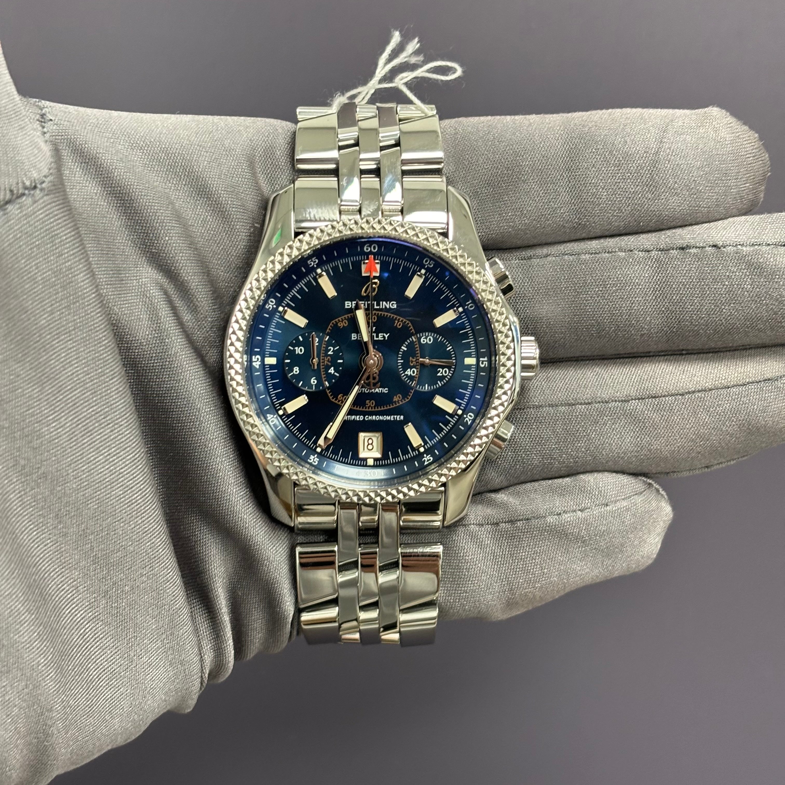 Breitling For Bentley 42mm Blue Dial Watch Ref# P26362 - Happy Jewelers Fine Jewelry Lifetime Warranty