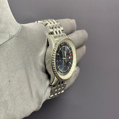 Breitling Navitimer 46mm Blue Dial Watch Ref# A24322 - Happy Jewelers Fine Jewelry Lifetime Warranty