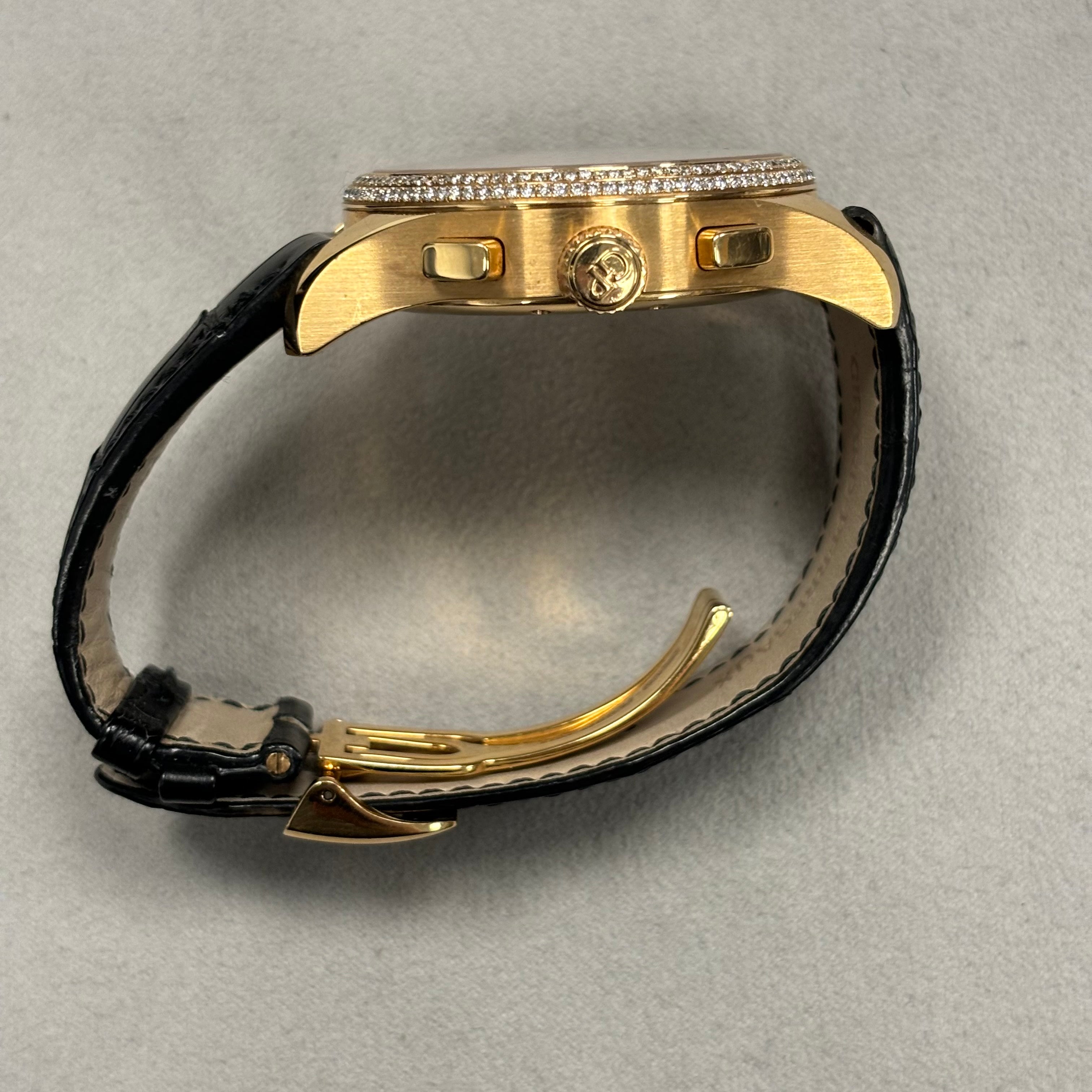 Girard Perregaux World Timer 43mm Black Dial Watch Ref# 49800 - Happy Jewelers Fine Jewelry Lifetime Warranty