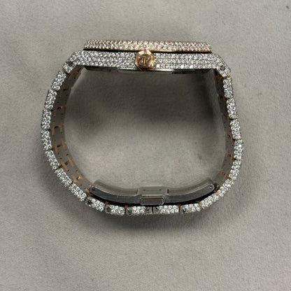 Audemars Piguet Royal Oak 41mm Pave Dial Watch - Happy Jewelers Fine Jewelry Lifetime Warranty