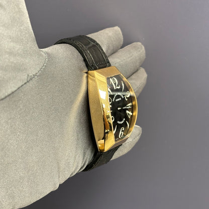 Franck Muller Art Deco 36mm Black Dial Ref# 11000 H SC - Happy Jewelers Fine Jewelry Lifetime Warranty