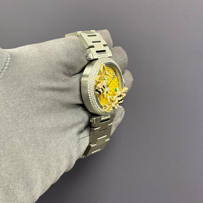 Cartier Pasha 35mm Honeycomb Dial Watch Ref# W31043M7 - Happy Jewelers Fine Jewelry Lifetime Warranty