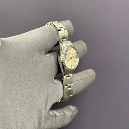 Rolex Oyster Perpetual 25mm Silver Dial Watch Ref# 6524 - Happy Jewelers Fine Jewelry Lifetime Warranty