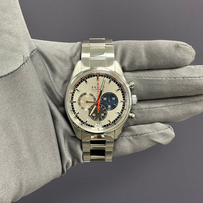 Zenith El Primero 42mm Silver Dial Watch Ref# 03.2041.4052 - Happy Jewelers Fine Jewelry Lifetime Warranty