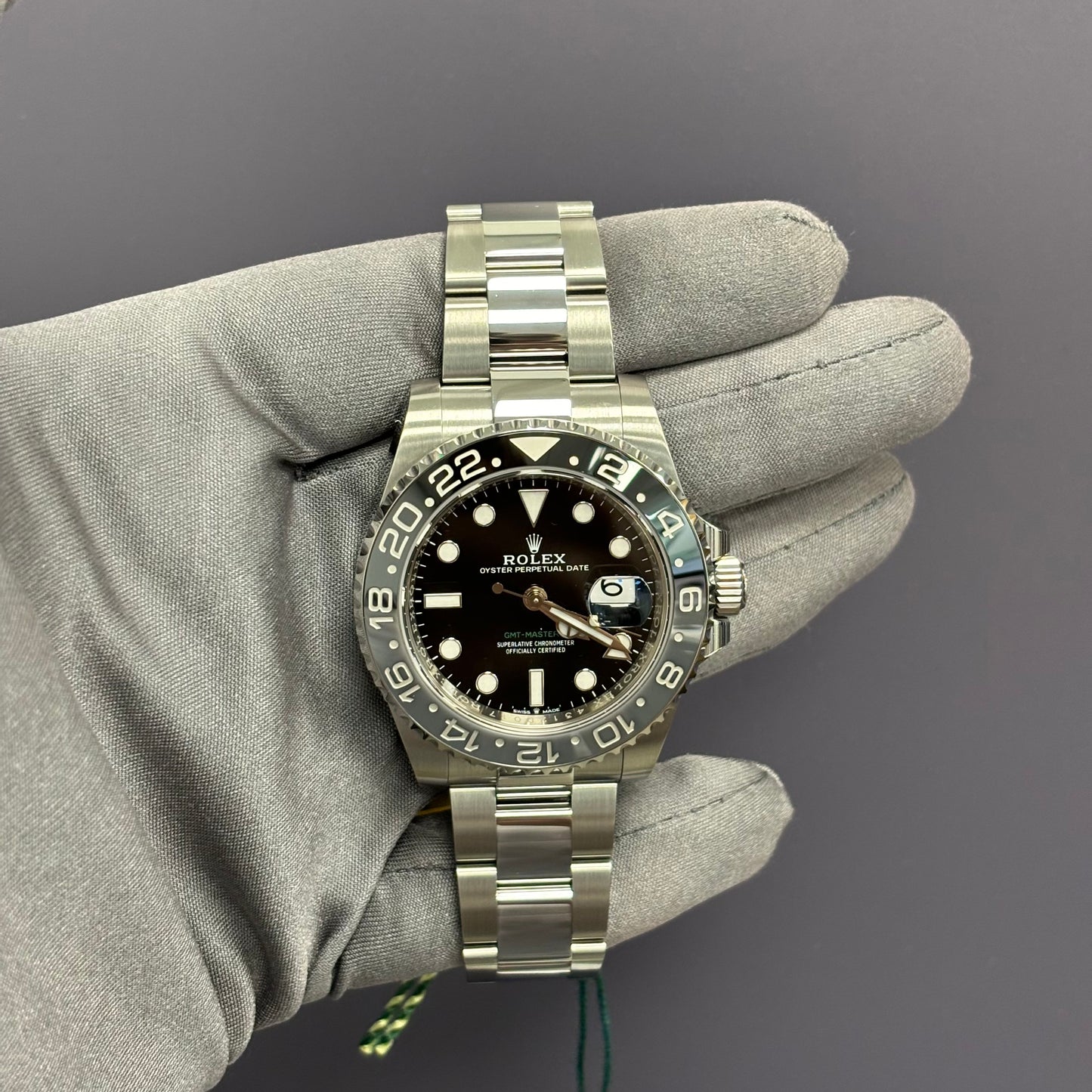 Rolex GMT-Master II 40mm Black Dial Ref# 126710GRNR