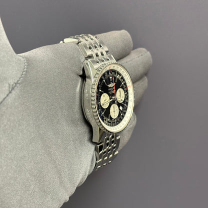 Breitling Navitimer 43mm Black Dial Watch Ref# AB0121 - Happy Jewelers Fine Jewelry Lifetime Warranty