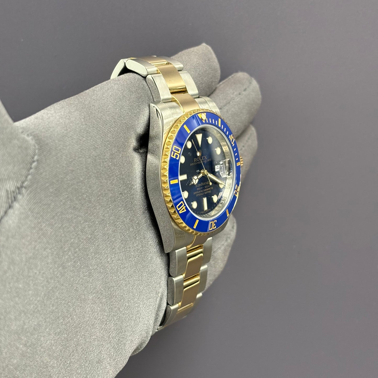 Rolex Submariner 40mm Blue Dial Ref# 116613LB