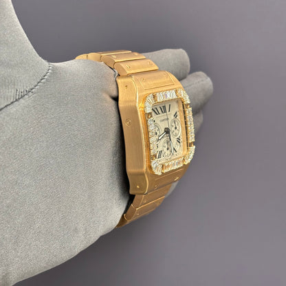 Cartier Santos 41.5mm White Dial Watch Ref# W20131Y1 - Happy Jewelers Fine Jewelry Lifetime Warranty