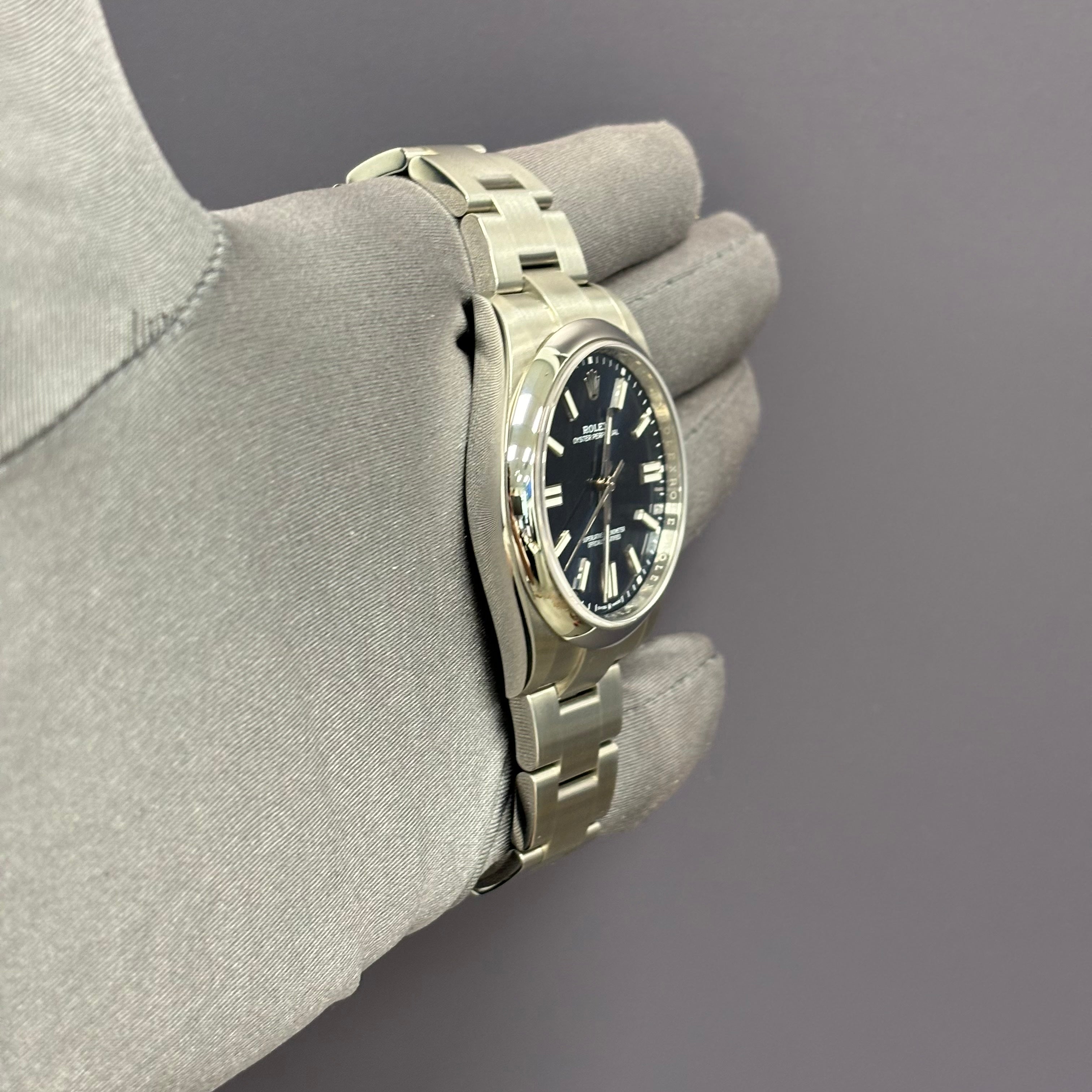 Rolex Oyster Perpetual Blue Dial 41mm Ref# 124300 - Happy Jewelers Fine Jewelry Lifetime Warranty