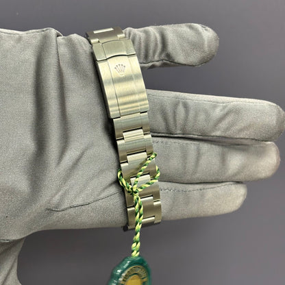 Rolex Oyster Perpetual Blue Dial 41mm Ref# 124300 - Happy Jewelers Fine Jewelry Lifetime Warranty