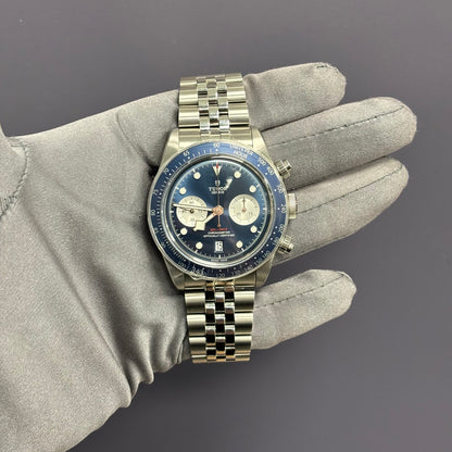 Tudor Black Bay 41mm Blue Dial Watch Ref# 79360B - Happy Jewelers Fine Jewelry Lifetime Warranty